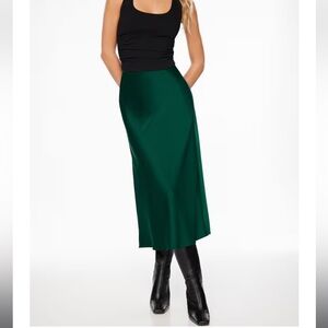 Dynamite satin skirt